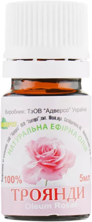 *Масло Адверсо розы 100% 5мл