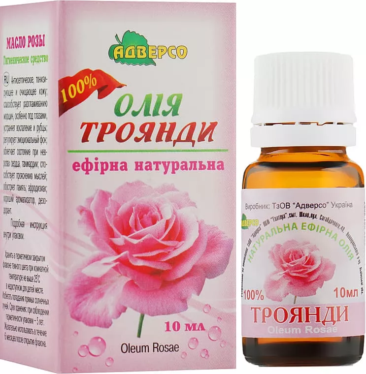 *Масло Адверсо розы 100% 5мл