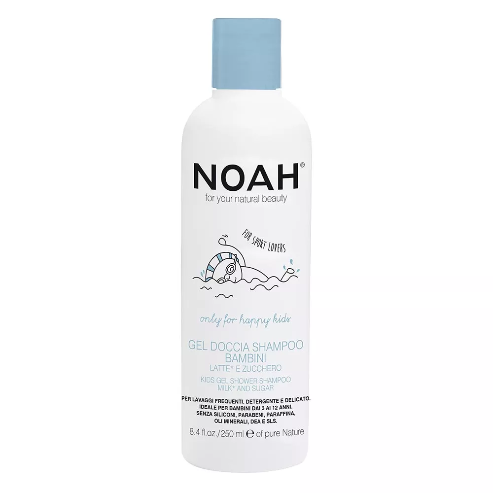 NOAH Kids Milk and Sugar Гель-шампунь для детей с миндалем 250мл