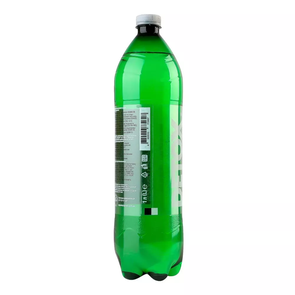Вода DETOX минеральная сильногазированная 1 л
