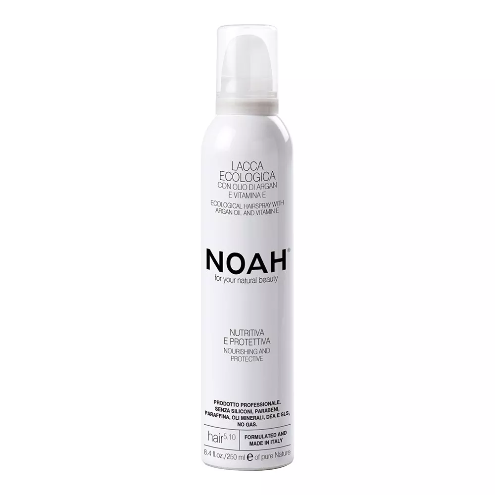 NOAH Hair Лак экологический для фиксации волос с аргановым маслом 250мл