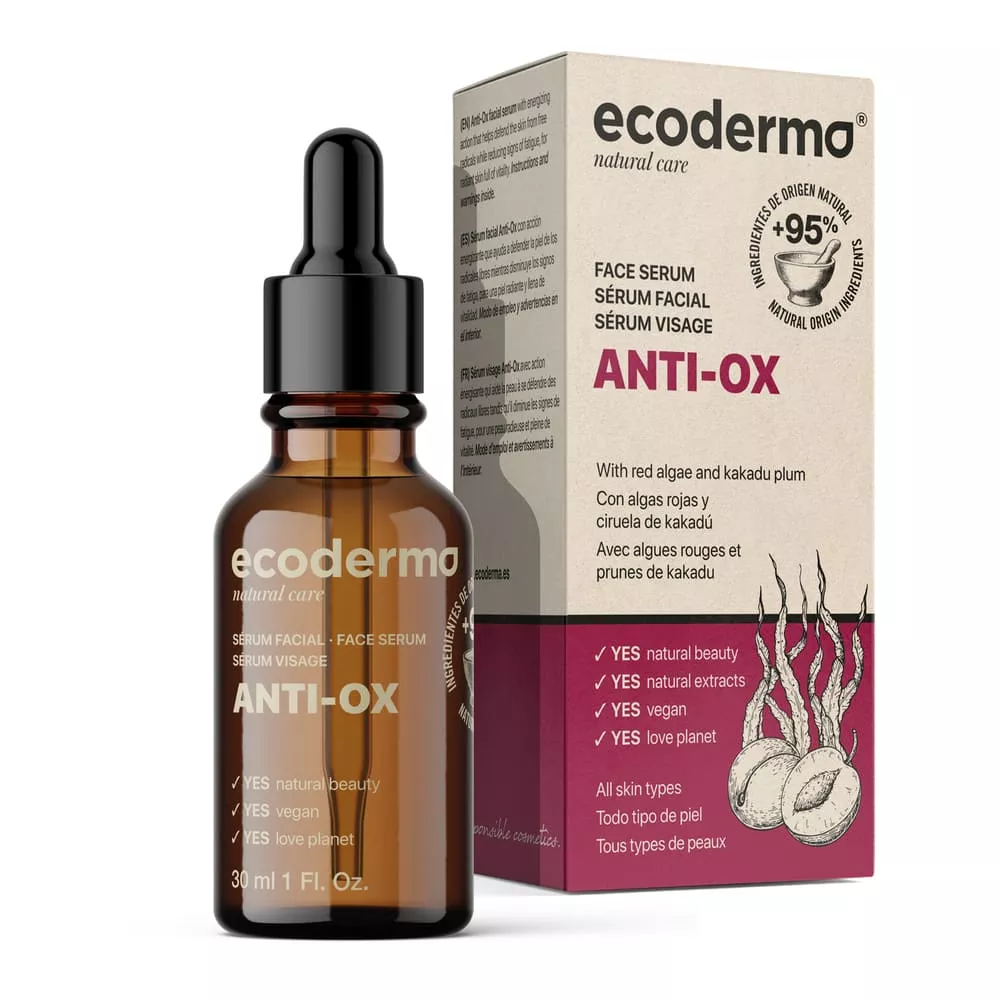 Сыворотка Ecoderma д/лица антиокс. с экстр.красн.водор.и сливы какаду 30мл