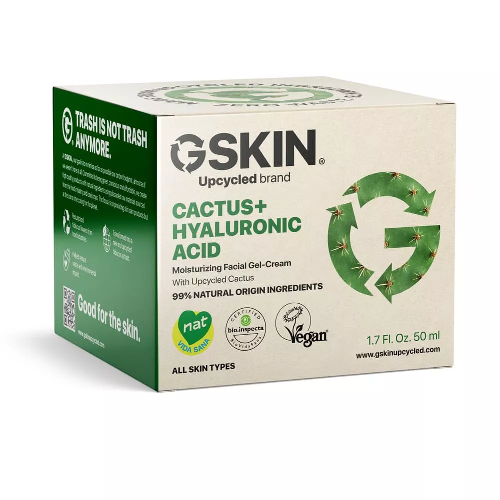 Крем-гель GSKIN увл. д/лица с кактусом и гиалурон. кисл. 50мл