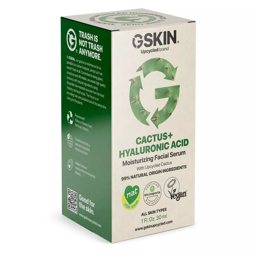 Сыворотка GSKIN увл. д/лица с кактусом и гиалур. кисл. 30мл