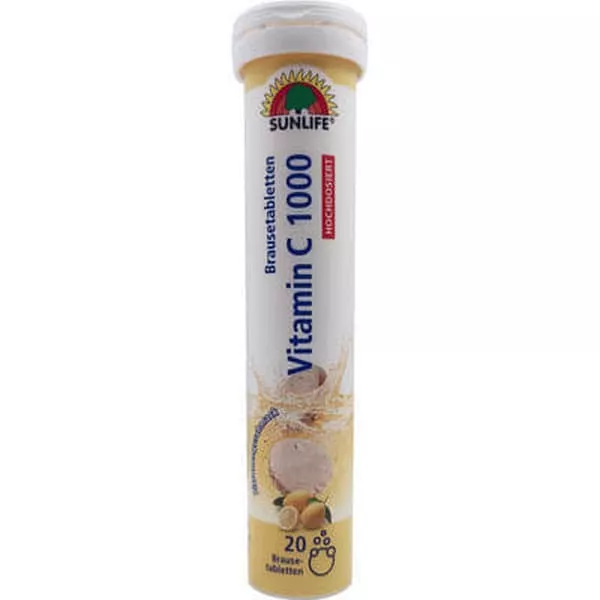 *Витамины Sunlife Vitamin C1000 табл. шипуч. №20