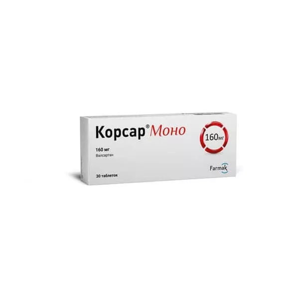 Корсар моно табл. п/пл. об. 160мг №30 (10*3)