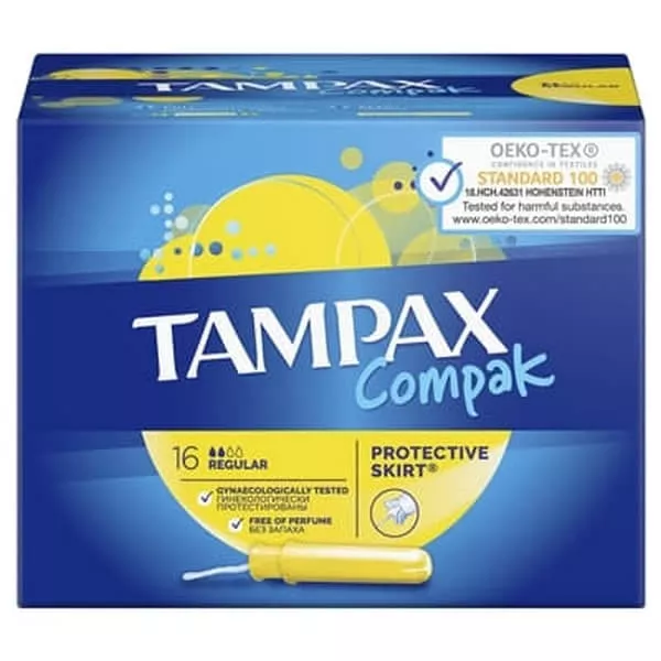 *Тампоны Тампакс COMPAK Fresh Regular №16