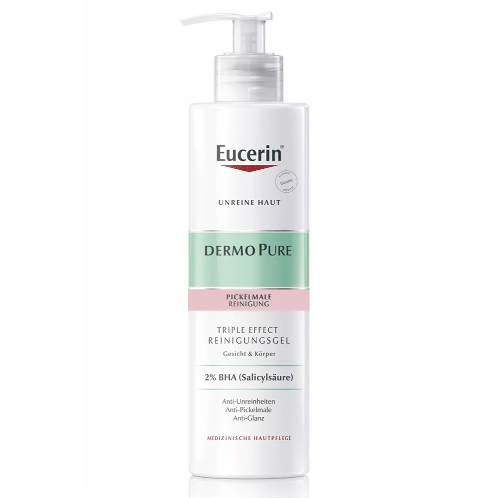 Гель Eucerin 63830 ДермоПьюр очищ. тройного действия для проблемной кожи 400мл