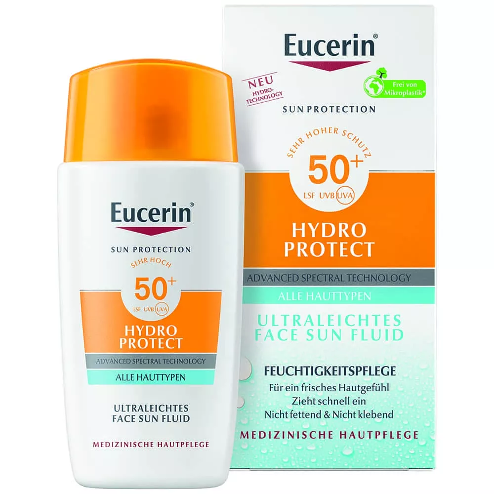 Флюид Eucerin 66961 Гидро Протект солнцезащитный ультралегкий увлажн. SPF 50+ 50 мл