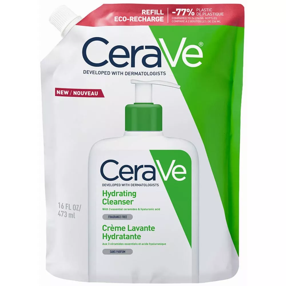 Эмульсия CeraVe Очищающая увлажн. д/нормальной и сухой кожи лица и тела 473мл сменный блок