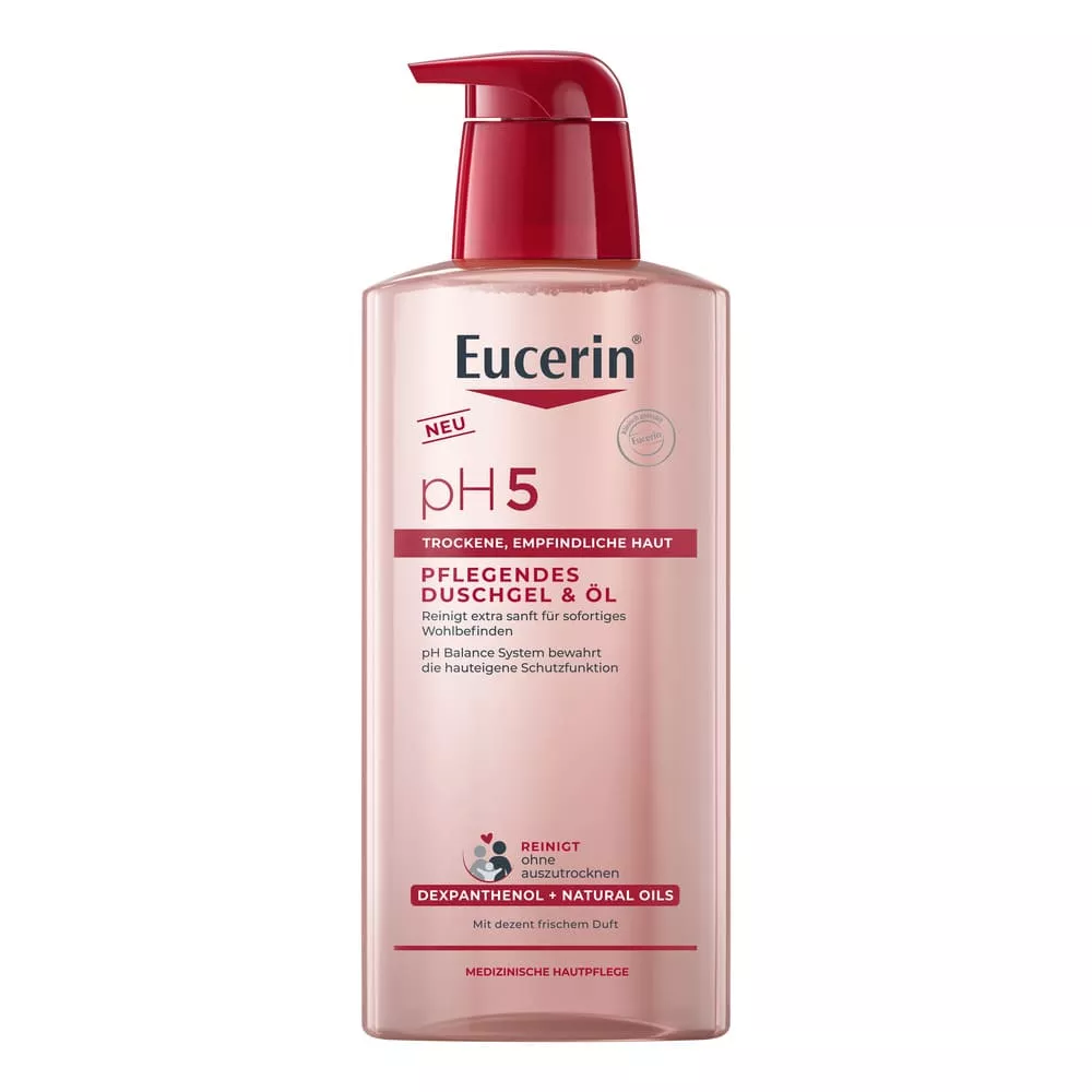 Гель Eucerin 99316 для душа деликатный для чувствительной кожи pH5 400мл