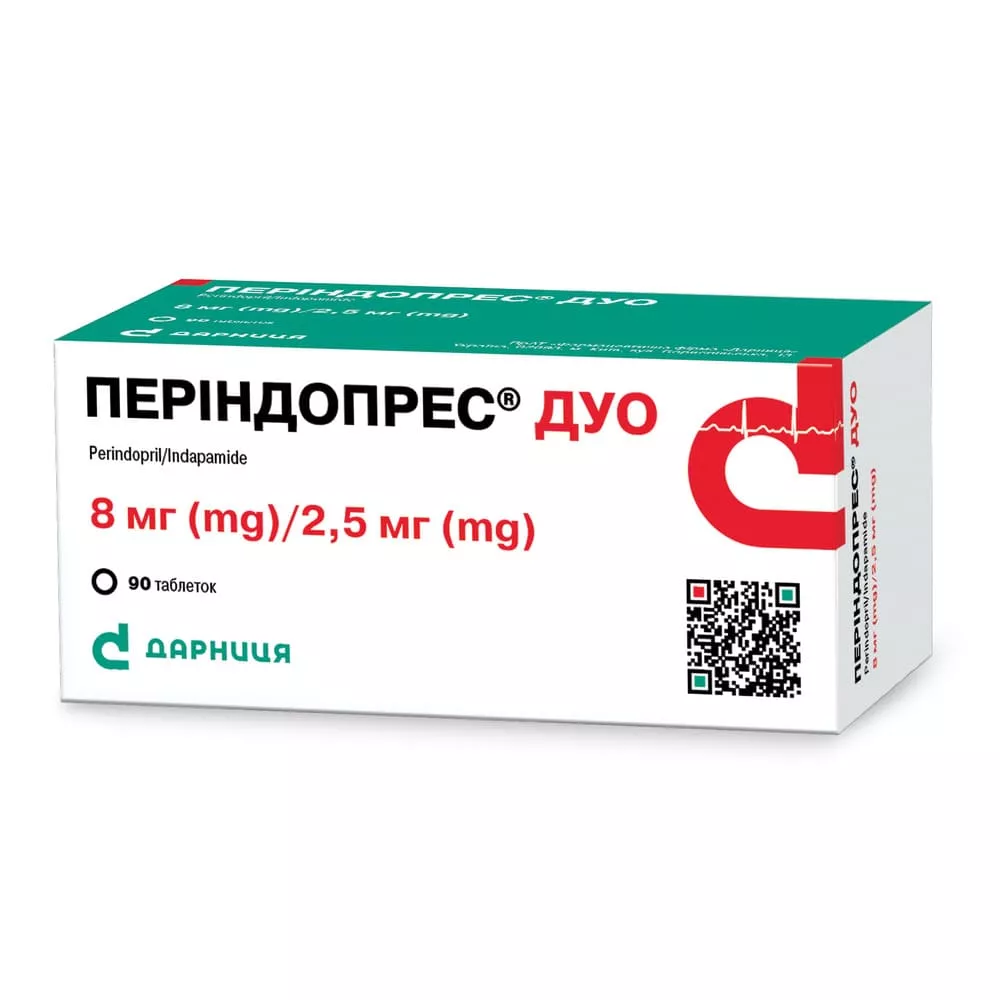 Периндопрес Дуо-Дарница табл. 8мг/2,5мг №90
