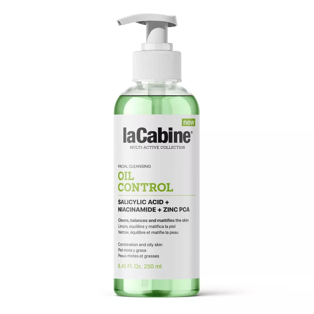 Гель LaCabine Oil Control очищ. д/комб. и жирн.кожи лица с салиц. кисл., ниацинамидом и цинком 250мл