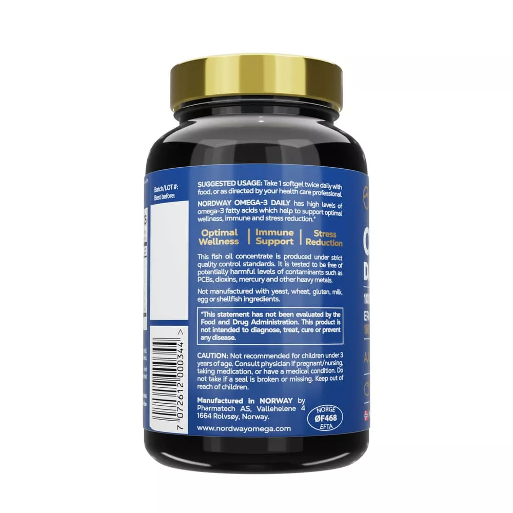 NORDWAY Daily OMEGA-3 1000мг капс. №90