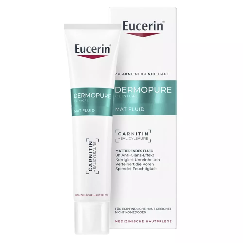 Флюид Eucerin 99307 ДермоПьюр Клиникал матирующий для проблемной кожи 40мл