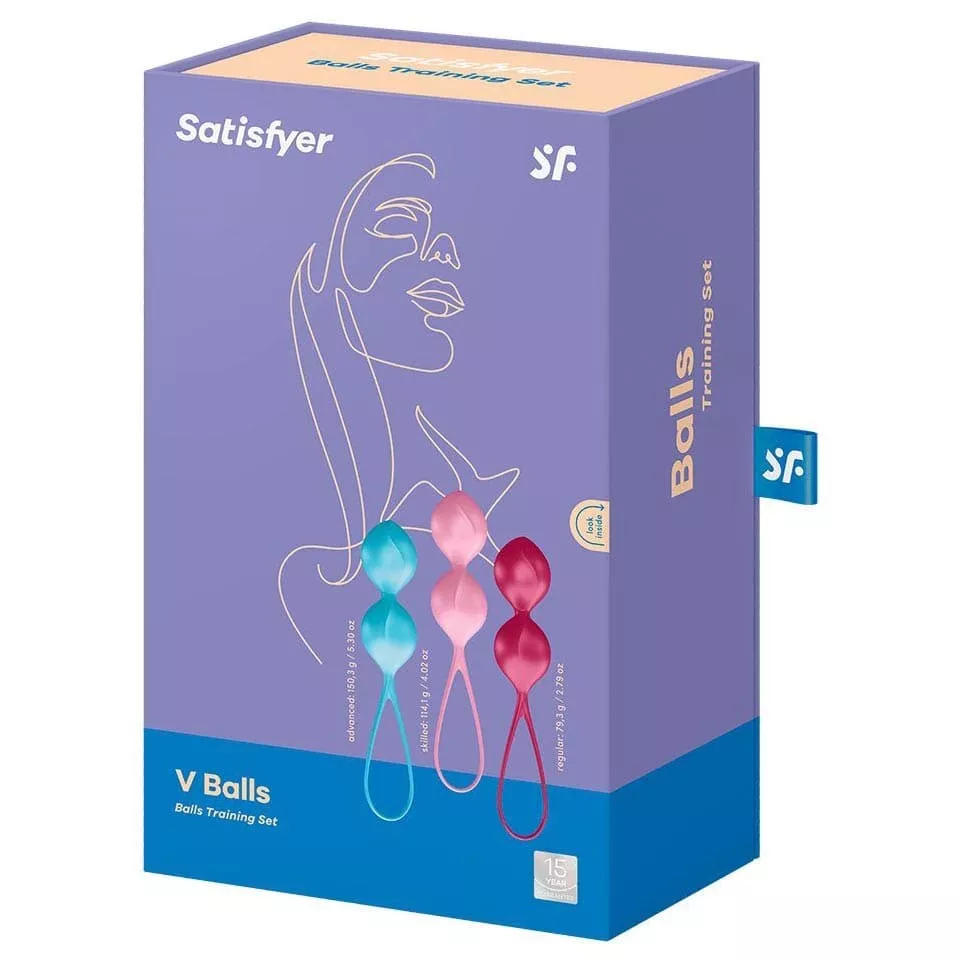 Набор вагинальных шариков SATISFYER V BALLS 3 шт.