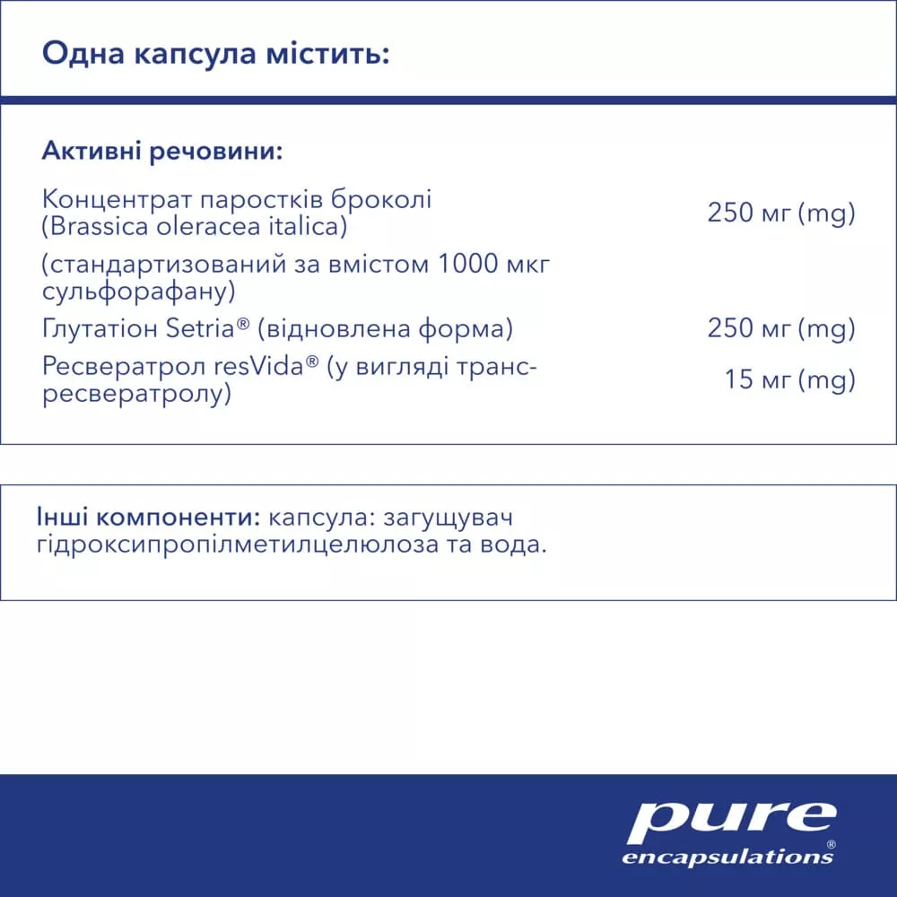 Детокс фактор NRF2 капс. №60 Pure