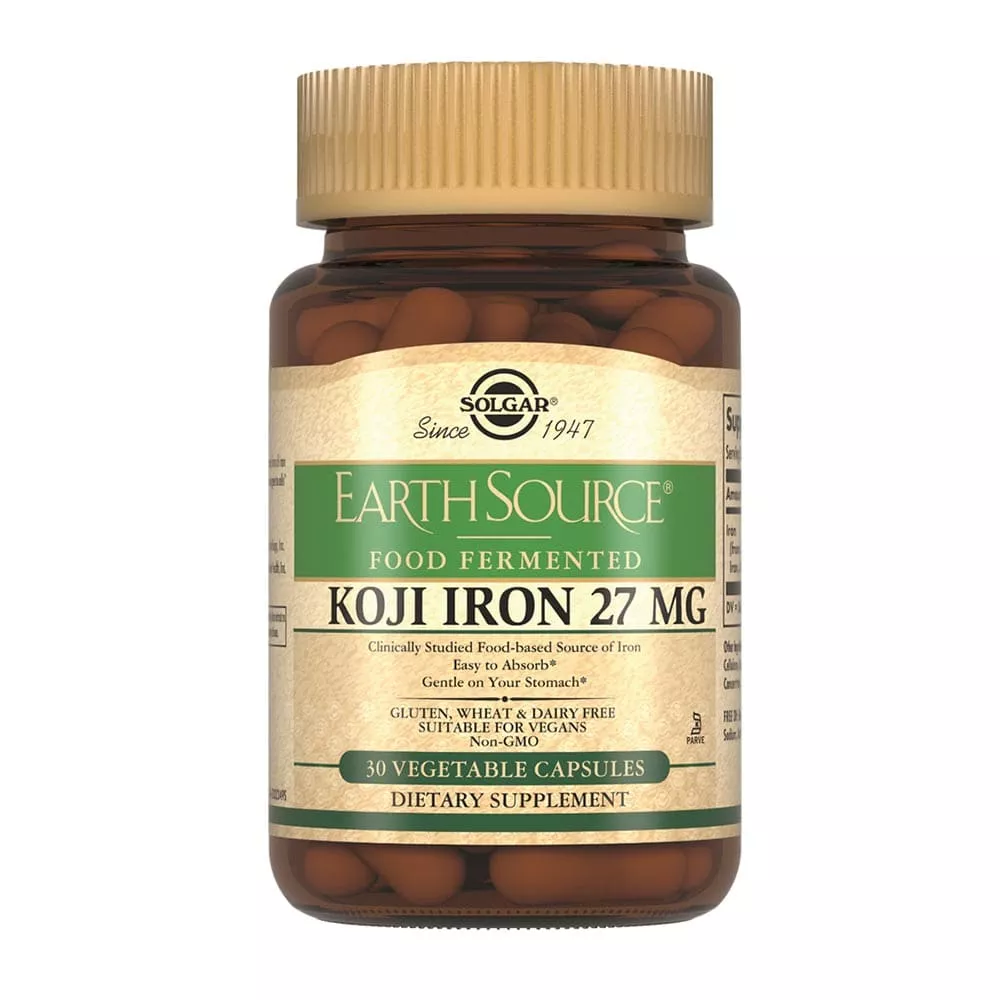 Солгар (Solgar) Железо Коджи Koji Iron 27мг капс. №30