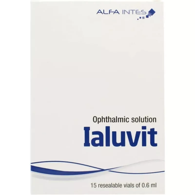 *Ялувит р-р офтал. IALUVIT фл. 0,6мл №15