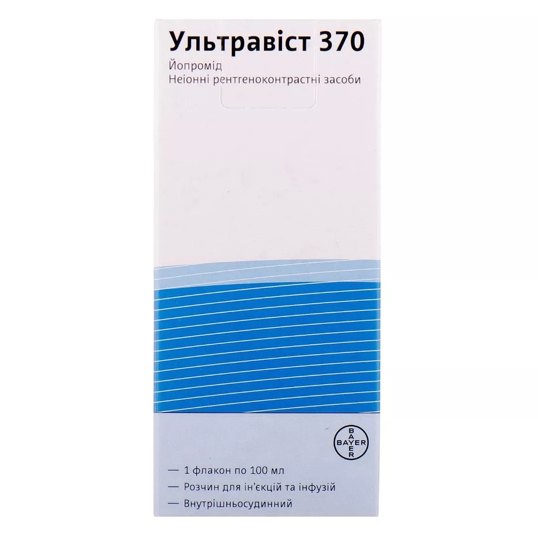 *Ультравист 370 р-р д/ин.и инф.370мг/мл фл.50мл №1