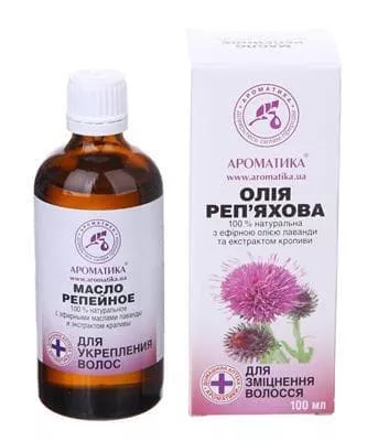 *Масло Ароматика Репейное для укрепления волос 100мл