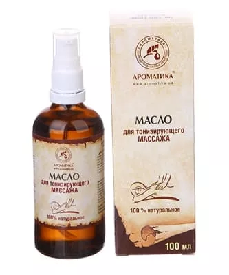 *Масло Ароматика косметическое массажное тонизирующее 100мл