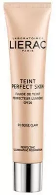 *LIERAC Teint Perfect Skin тональний флюїд SPF-20 тон.01 30мл LL10127