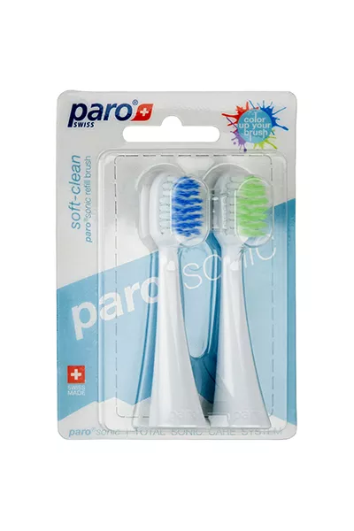 Зубные щетки Paro sonic сменные soft-clean №2