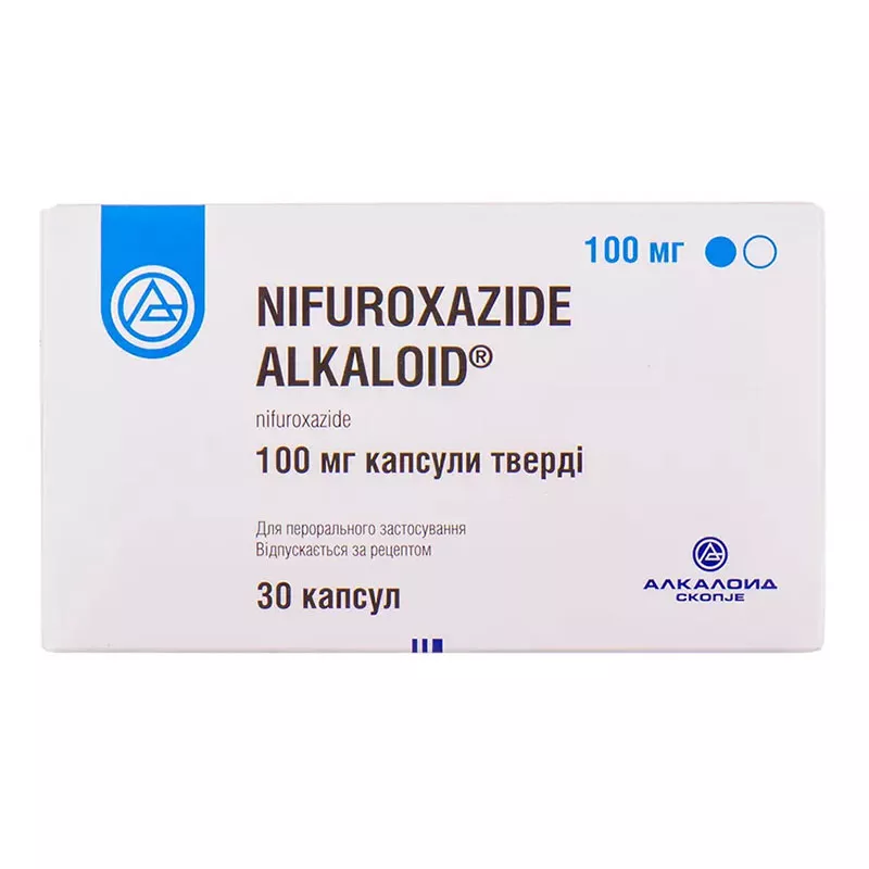 Нифуроксазид Алкалоид капсулы по 100 мг 30 шт.