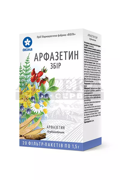 Арфазетин сбор по 1.5 г в фильтр-пакетиках 20 шт. - Виола
