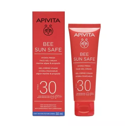 Гель-крем APIVITA Bee Sun Safe солнцезащитный для лица SPF30 50мл