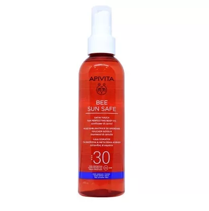 Масло APIVITA Bee Sun Safe солнцезащитное для загара тела SPF30 200мл
