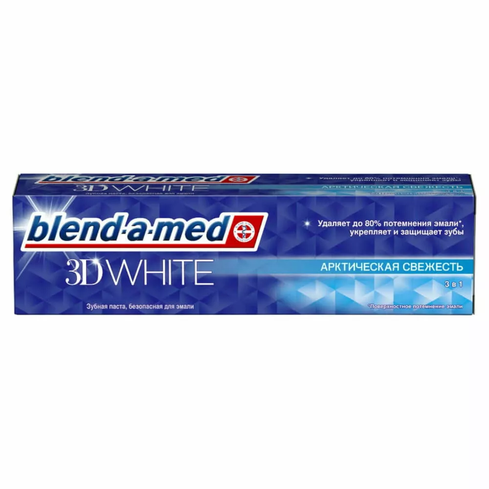 *Зубная паста BLEND A MED 3D White Арктическая Свежесть 100 мл