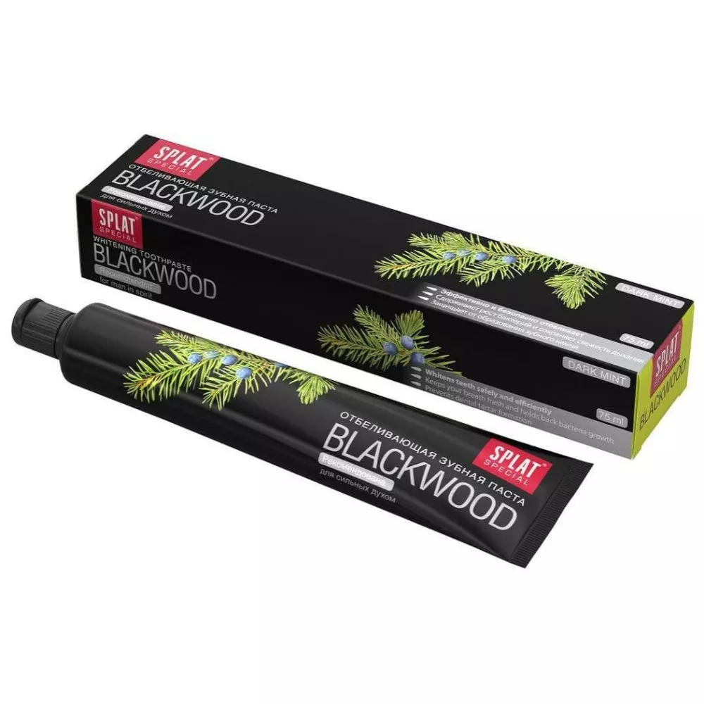 *Зубная паста SPLAT Special Blackwood отбеливающая 75 мл
