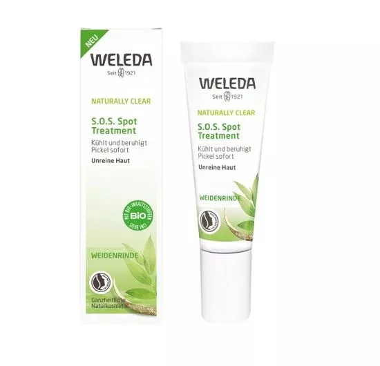 *Средство Weleda Naturally Clear S.O.S. от прыщей 10 мл