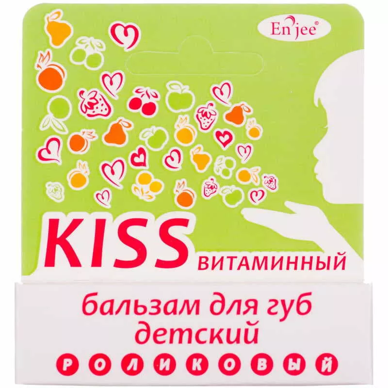 *ENJEE Kiss Бальзам д/губ д/дет. витамин. 6мл