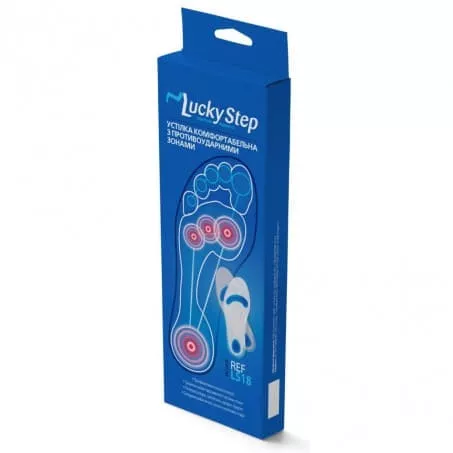 *Lucky Step Устілка Комфорт з протиударними зонами р.2 (38-39) LS18