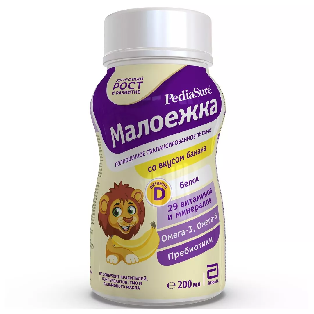 *Напиток Педиашур со вкусом банана