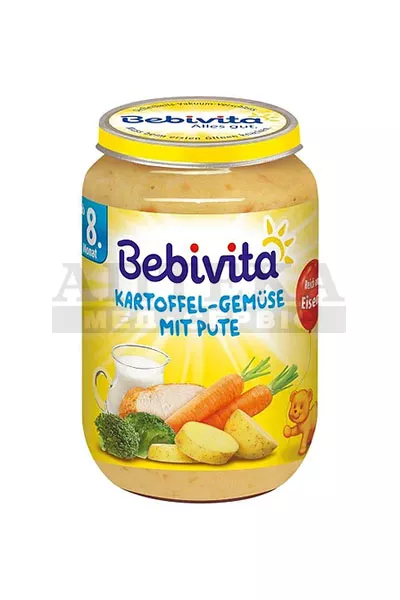 *Пюре Bebivita 1046 Картофель и овощи с индейкой 220г