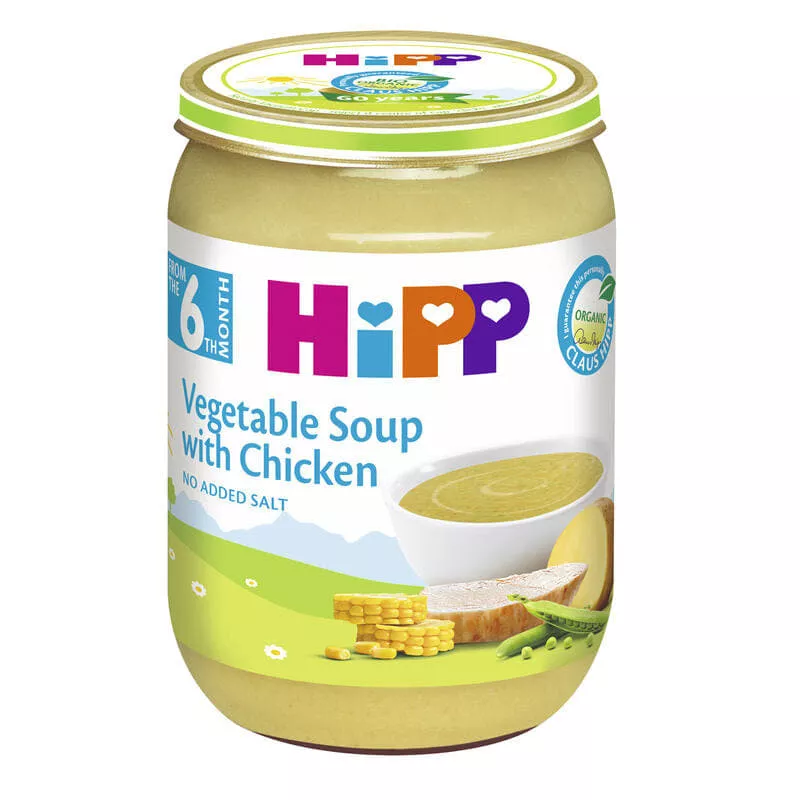 *Суп HiPP Овощной с цыпленком з 6 мес. 190г