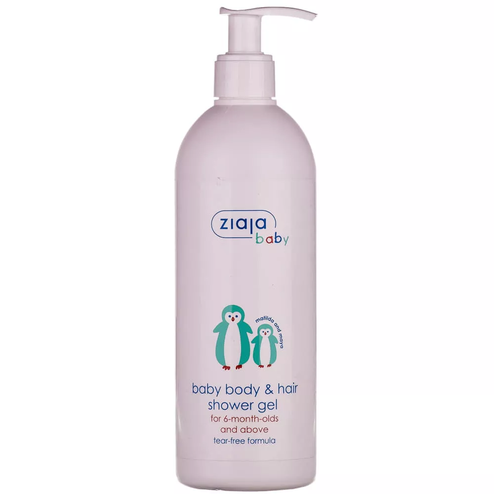 *Гель Ziaja Kids для мытья волос и тела гипоаллергенный для детей 400 мл
