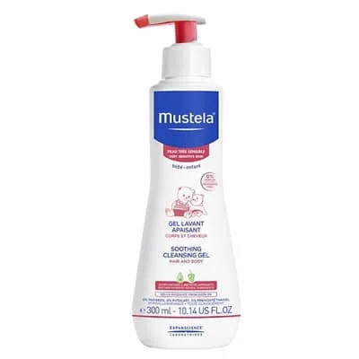 *Гель Mustela Очищающий для головы и тела для чувствительной кожи 300мл