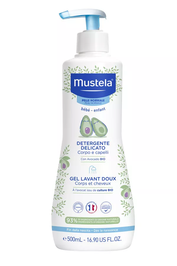 *Гель Mustela для мытья с 1-го дня жизни 500 мл