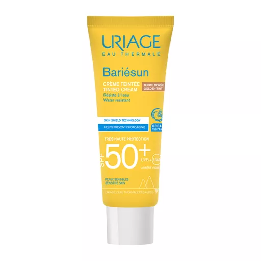*Крем Uriage Барьесан Солнцезащитный тональный SPF50+ золотистый 50 мл
