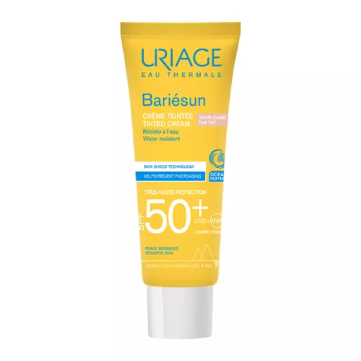 *Крем Uriage Барьесан Солнцезащитный тональный SPF50+ светлый 50 мл
