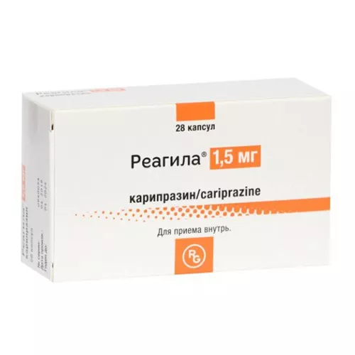 Реагила капсулы по 1.5 мг 28 шт. (7х4)