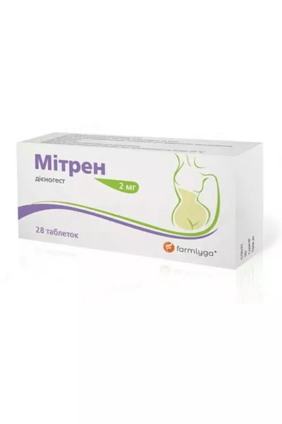 Митрен таблетки по 2 мг 28 шт.