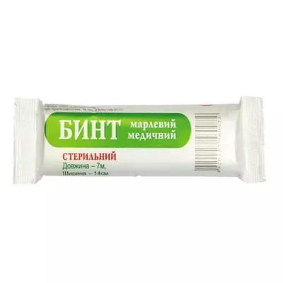 Бинт Экобинт мед.стер.7м*14см