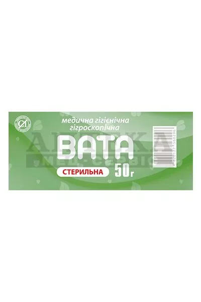 Вата Экобинт мед. стерильная ролик 50 г