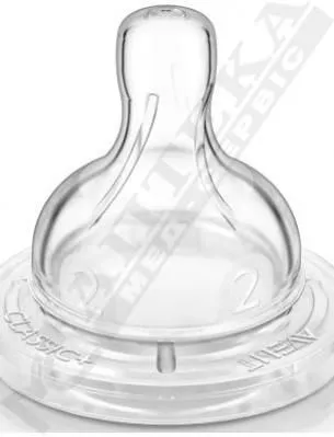 *Соска силиконовая AVENT 968/43 Essential быстрый поток 6+ 2шт